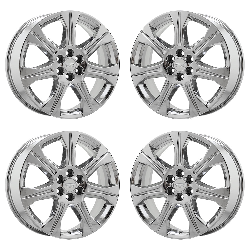 20" Cadillac SRX Bright Chrome wheels rims Factory OEM set 4667